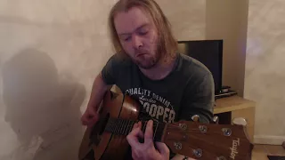 Helloween - Warrior (Acoustic cover with pick)