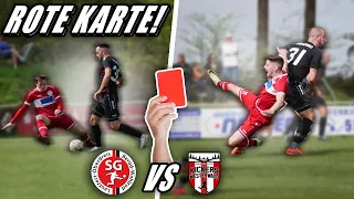 SPIELER FLIEGT ÜBER DIE BANDE + ROTE KARTE! KREISLIGA HIGHLIGHTS PMTV