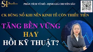 PHÂN TÍCH VĨ MÔ: CHỨNG KHOÁN BÙNG NỔ KHI NỀN KINH TẾ THIẾU TIỀN. TĂNG BỀN VỮNG HAY HỒI KỸ THUẬT?