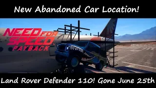 Need For Speed Payback New Abandoned Car Location! Land Rover Defender 110