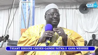 THIANT DAHIRA TAIF THIAROYE SERIGNE CHEIKH MBACKE GAINDE FATMA  S  GANA MESSERE CONFIRANCIE