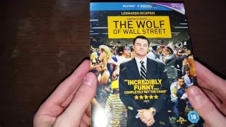 The Wolf Of Wall Street UK Blu ray Unboxing