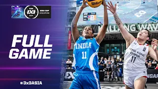 Hong Kong, China 🇭🇰 vs India 🇮🇳 | Women Full Game | FIBA 3x3 Asia Cup 2024