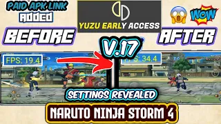 Yuzu Gold V.17 | Naruto Storm 4 | Huge Performance Increase| New Update| Switch Emulator For Android