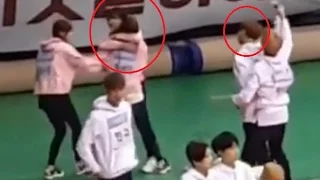 170116 BTS Jungkook and Lovelyz Yein legendary moment at isac