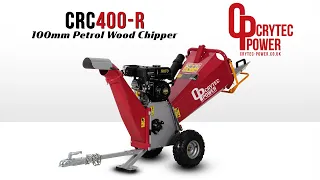 Crytec CRC400-R 7hp 100mm Capacity Petrol Wood Chipper