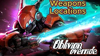 Oblivion Override Guide Weapons Locations and Drops