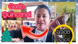 🔴Así Organizo mi GASTO Quincenal con 💲1,500 Pesos|Mamá Trabajadora 💚