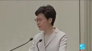 Hong Kong: la cheffe de l'exécutif fait son mea culpa mais aucune concession