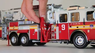 1:24 Scale Model of Ladder 9 - Stabilizers & Outriggers