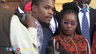 Willie Kimani's client the late Josephat Mwendwa's widow faints