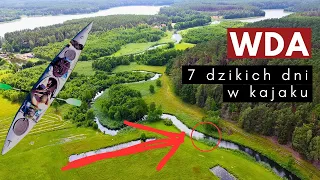 Rzeka WDA - 7 dni samotnej przygody w kajaku. Część 1. Lipusz -  jez. Wdzydze [4K]