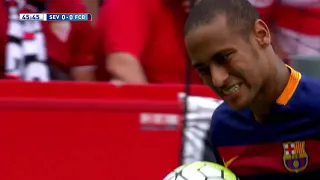 Neymar vs Sevilla Away HD 1080i (03-10-2015)