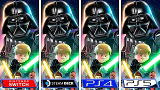 Lego Star Wars: The Skywalker Saga | Switch - PS5 - Steam Deck - PS4 | Graphics Comparison