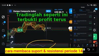 Trading Olymp trade, cara membaca suport resisten menggunakan RSI 14! AUTO BANJIR DUIT