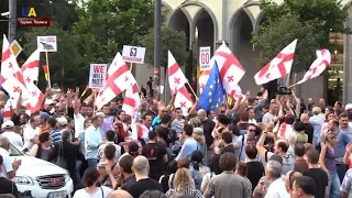 Грузины выходят на марши и митинги против влияния России | 11 лет оккупации