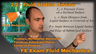 FE Exam Fluid Mechanics - 2.1 - Review - Fluid Statics