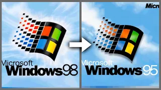 Downgrading Windows 98 to 95!