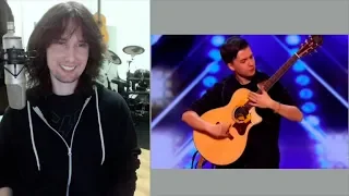 British guitarist analyses Marcin Patrzalek's live AGT performance!