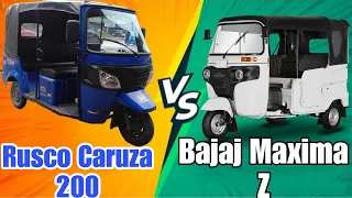 Bajaj Maxima Z VS Rusco Caruza 200 liquid cooled