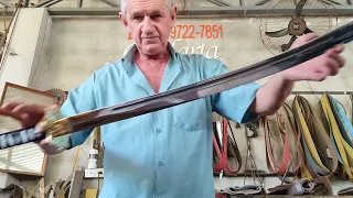 espada katana aço inox 420