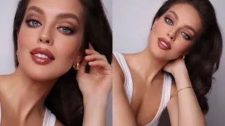 SuperModel Cindy Crawford Inspired Makeup On Emily DiDonato | Hung Vanngo