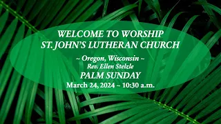 2024-03-24 St. John's 10:30am Sunday Service Live