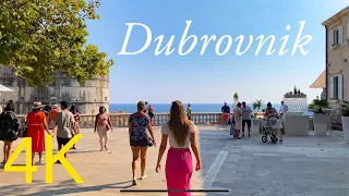 Old Town Dubrovnik, Croatia 🇭🇷 Walking Tour 4K 60fps Part 3 ▶︎Captions