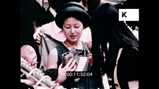 Tokyo Clothes Shopping, 1970s Japan, HD