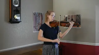 Katarina Nieminen - Bach Violin Sonata No  1 in G minor -  Fuga