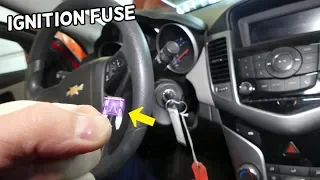 CHEVROLET CRUZE IGNITION SWITCH FUSE LOCATION REPLACEMENT. IGNITION FUSE