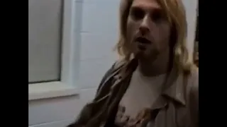Kurt Cobain Backstage - October 21, 1993 - Memorial Hall, Kansas City, KS
