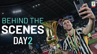 Behind the scenes of the Coppa Italia Final | DAY 2 | Coppa Italia Frecciarossa 2023/24
