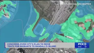 Concerns over NYC's plan to move migrant shelter to Randall's Island