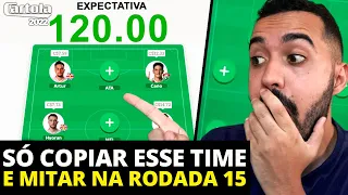 ESSE TIME VAI MITAR NA RODADA 15 - CARTOLA FC 2022