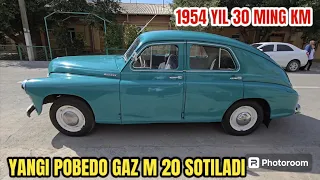 LEGENDA POBEDO GAZ M 20 AVTOMOBILI ZUDLIK BILAN SOTILADI