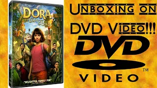 Unboxing Dora & The lost City of Gold on DVD