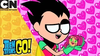 Teen Titans Go! | New Years Kiss | Cartoon Network UK 🇬🇧