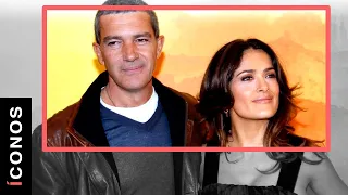 La historia oculta entre la amistad de Salma Hayek y Antonio Banderas | íconos