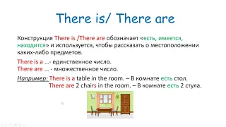 Конструкция There is There are