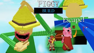 ROBLOX PIGGY BUILD MODE WE ESCAPE OUT OF BALDI'S ____!!