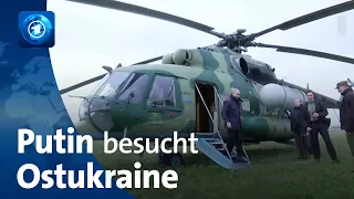 Putin besucht russische Truppen in Cherson und Luhansk