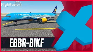 X-Plane 11 LIVE | Icelandair 757-200 to Keflavik (BIKF) | B752 | Brussels to Keflavik