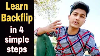 Learn how to do a backflip / Backflip tutorial in hindi / backflip in simple steps / by sahil joshi