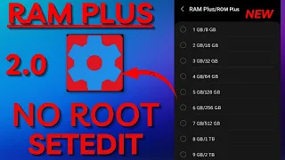 Increase Performance With Ram plus 2.0 SetEdit | Add Upto 8 GB RAM |  @Lycantweaks
