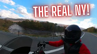 I DIDN'T EXPECT THIS IN NEW YORK! Fall ride on my Harley Davidson Low Rider S!