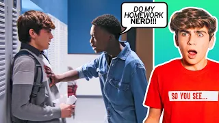 TEEN FORCES NERD To Do His School Work **REACTING To Myself  Dhar Mann** | Ayden Mekus