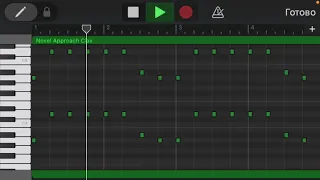 БИТ BIG BABY TAPE - BALANCE ЗА 1 МИНУТУ НА ТЕЛЕФОНЕ (GARAGEBAND ON IOS)