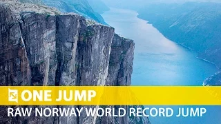 Ropejumping | RAW: Norway World Record ropejump