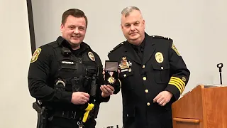 Officer Dylan Struble is Awarded the Medal of Valor